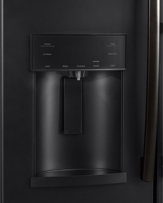GE® 36 in. 27.8 Cu. Ft. Black Slate French Door Refrigerator-GFE28GELDS-3