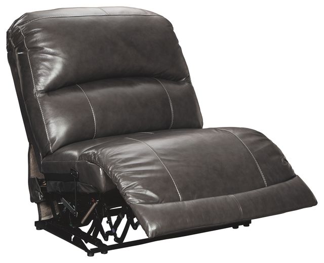 Signature Design by Ashley® Hallstrung 6-Piece Gray Power Reclining Sectional-2