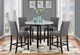 Global Furniture USA D1622 Black/Gray Bar Stool-1