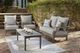 Signature Design by Ashley® Visola 4-Piece Gray Outdoor Conversation Set-4