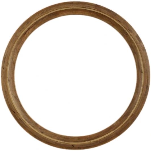 Uttermost® Frontier Light Honey Round Mirror-0