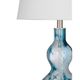 Bassett Mirror Reeve Blue/White Table Lamp-1