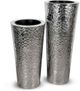 Le Present Martello Moderna Hammered Metal 59" Planter-1