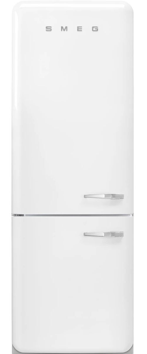 Smeg Retro Style 28 in. 18.0 Cu. Ft. White Bottom Freezer Refrigerator-0