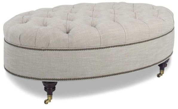 Parker Southern Eureka Light Grey Ottoman-1