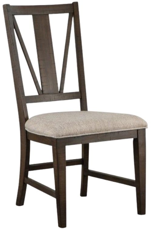 Magnussen Home® Westley Falls Baja Fog/Graphite Side Chair-0