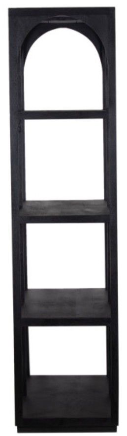 Porter International Designs Tarragona Black Bookcase-2