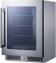 Summit® 24" 4.7 Cu. Ft. Stainless Steel Built-In Beverage Center-2