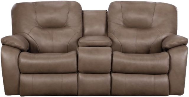 Southern Motion™ Customizable Avalon Double Reclining Loveseat with Console-1