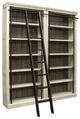 Martin Furniture Toulouse 2-Piece Rustic White Bookcase-0