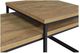 Coaster® Straden 3-Piece Mango Engineered Wood Coffee Table Set with Black Metal Base-5