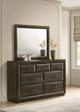Coaster® Atlas Dark Oak Dresser and Mirror Set-1