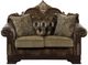 Homelegance® Croydon Brown/Dark Cherry Loveseat-2