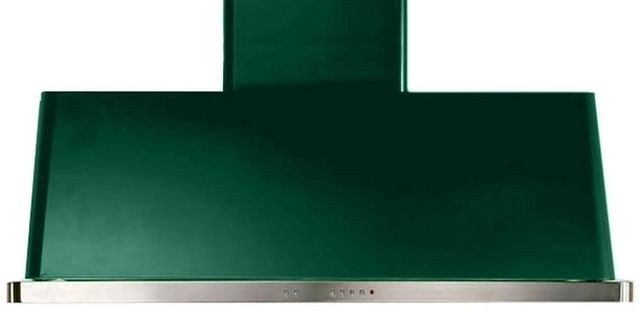 Ilve® Majestic II Series 48" Emerald Green Wall Mounted Chimney Style Range Hood-0