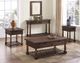 Bernards Laredo Brown Sofa Table-1