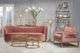 Sagebrook Home Metal Rope Set of 2 Glass Top Side Table Set with Gold Frame-3