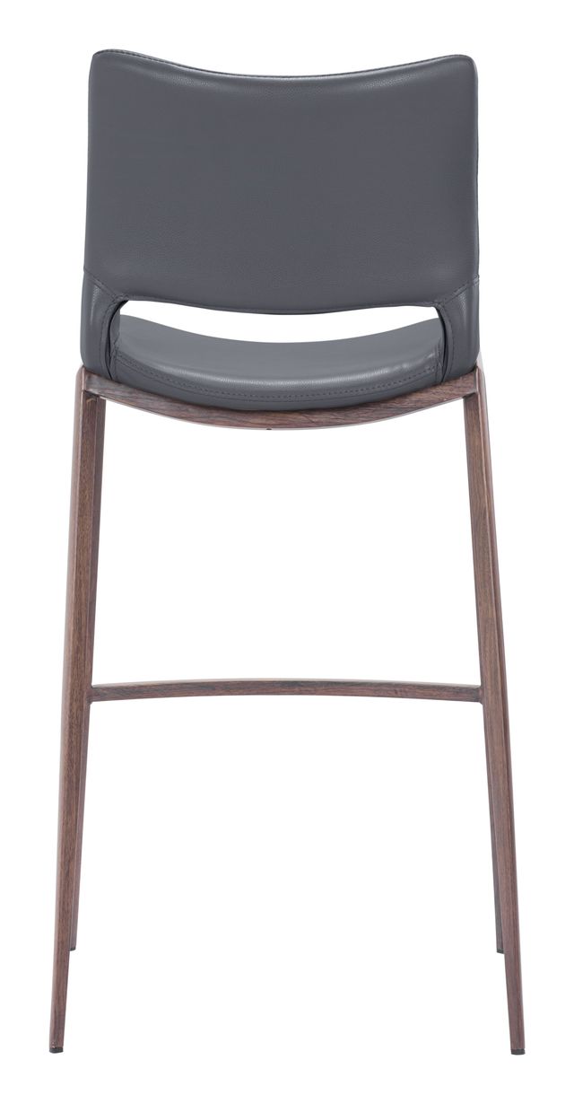 Zuo® Modern Ace Dark Gray Bar Chair-3