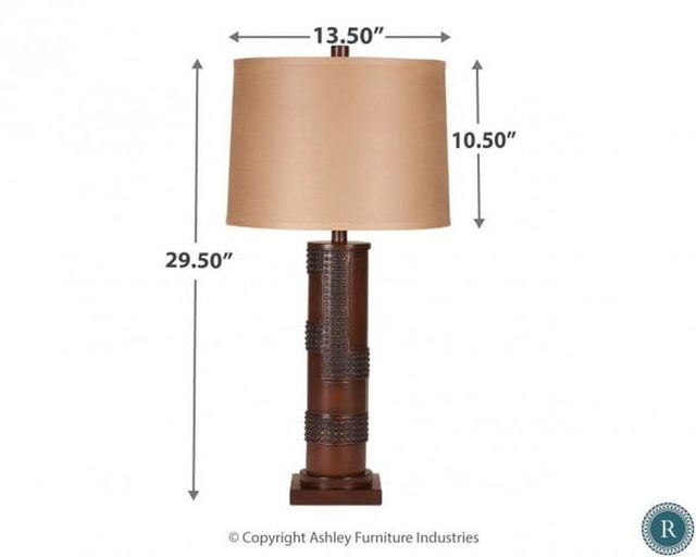 Signature Design by Ashley® Oriel 2-Piece Antique Copper Poly Table Lamps-2