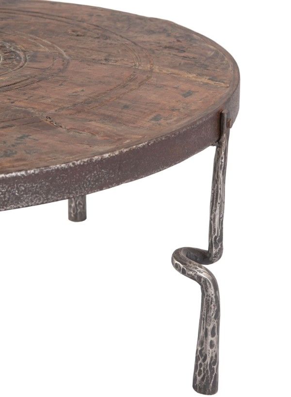 Home Trends & Design Eiffel Natural Patina Coffee Table-2