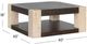 Bassett Mirror Harmony Natural Cocktail Table Wirebrushed Base-3