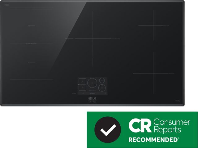 LG Studio 36" Black Induction Cooktop-1
