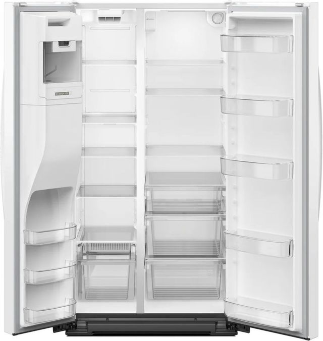 Whirlpool® 36" 28 Cu. Ft. White Side-by-Side Refrigerator-1