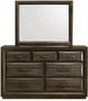 Coaster® Atlas Dark Oak Dresser and Mirror Set-3