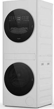 Whirlpool® White Electric Laundry Center, 3.2 Cu. Ft. Washer, 4.3 Cu. Ft. Ventless Dryer-2