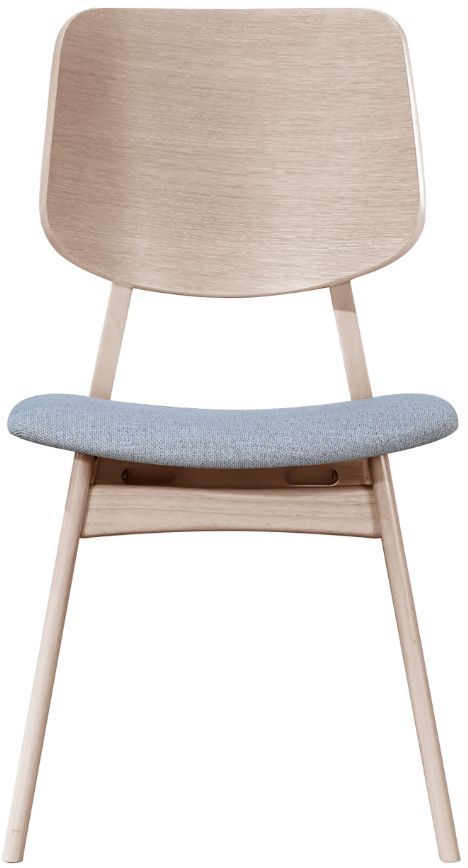 New Classic® Home Furnishings Oscar 2-Piece White Ash Dining Chair-2