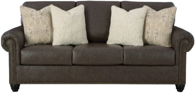Benchcraft® Roxmere Umber Queen Sofa Sleeper-1