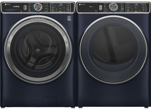 GE Profile™ 7.8 Cu. Ft Sapphire Blue Electric Dryer-2