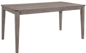 Mazin Furniture Woodrow 5 Piece Brownish Gray Dining Table Set-2