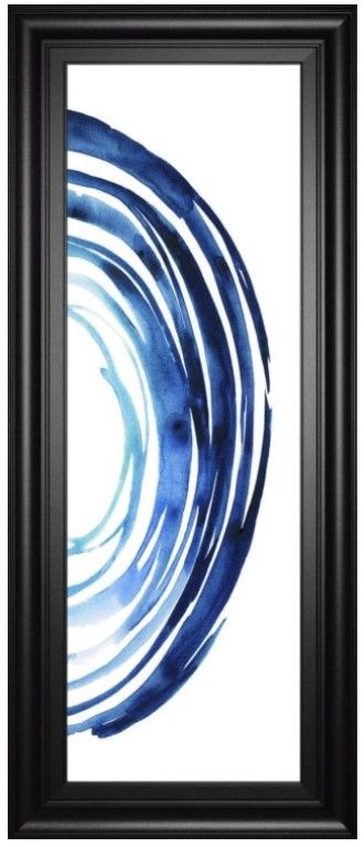 Classy Living Grace Popp Blue Vortex II Wall Art-0