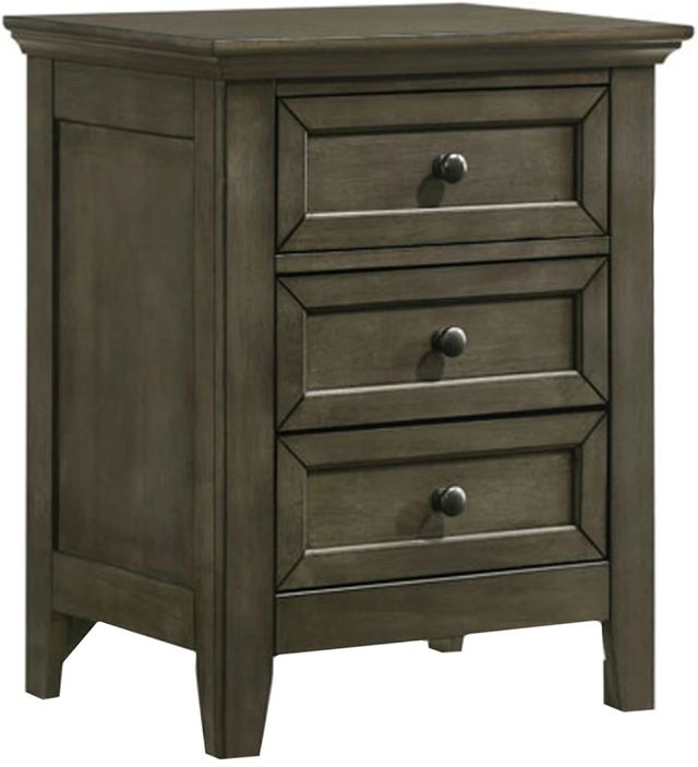 Intercon San Mateo Gray Nightstand-0
