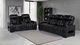 Coaster® Zuma 2-Piece Black Power Sofa Set with Power Headrest-1