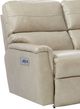La-Z-Boy® Ava Ivory Leather Power Reclining Loveseat with Headrest and Lumbar-1