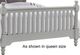 Vaughan-Bassett Cottage Gray King Slat Poster Bed-3