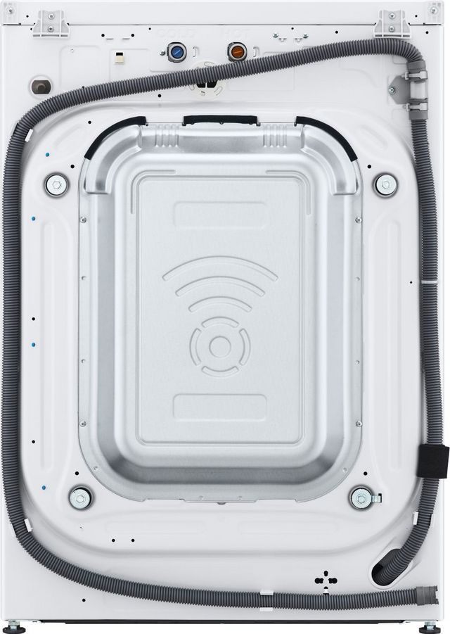 LG White Front Load Laundry Pair-9