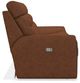 La-Z-Boy® Soren Cognac Leather Power Reclining Sofa with Headrest-2