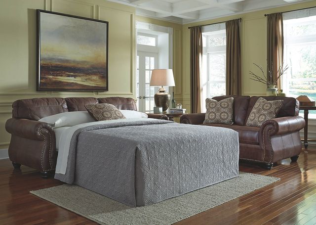 Benchcraft® Breville Espresso Queen Sleeper Sofa-1