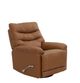 Man Wah Antelope Leather Swivel Glider Recliner-2