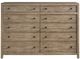 Universal Explore Home™ Dwell Boulder 10-Drawer Dresser-1