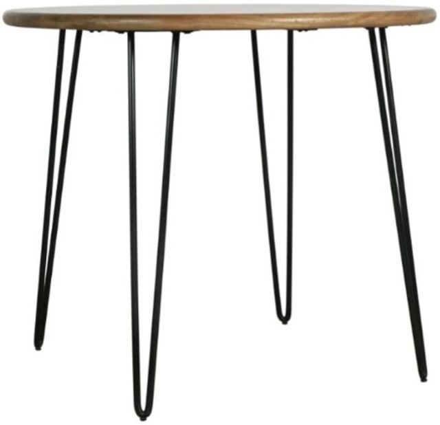 Jofran Inc. Urban Archive Brennan Golden Counter Table with Black Base-3