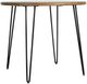 Jofran Inc. Urban Archive Brennan Golden Counter Table with Black Base-3