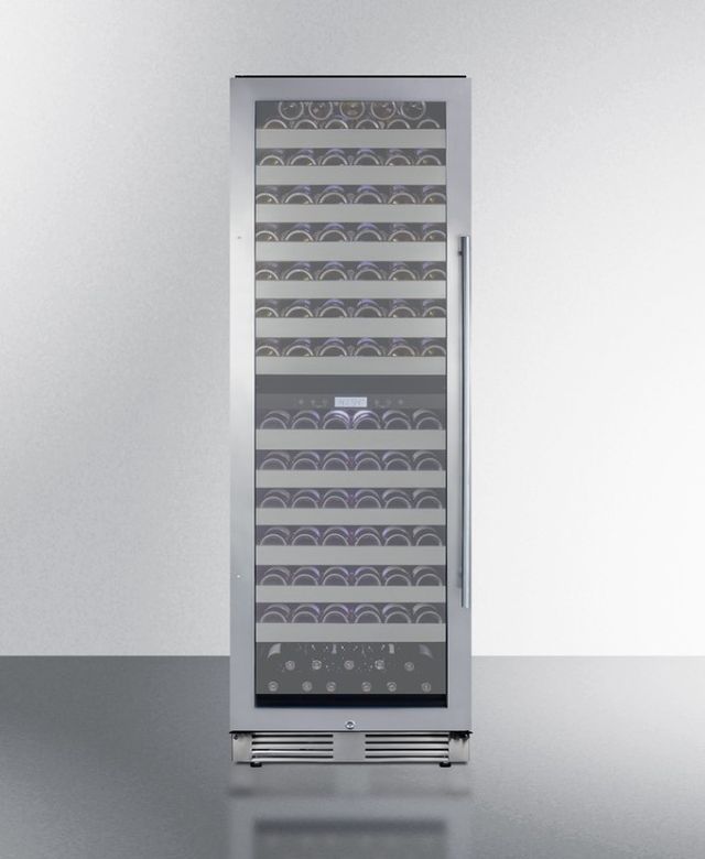 Summit® 24" Stainless Steel Wine Cooler-3