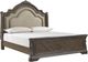 Signature Design by Ashley® Charmond 2-Piece Brown King Upholstered Sleigh Bed Set-1