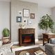 Jofran Inc. Bakersfield Brown 32" Fireplace-0