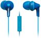 Panasonic Blue Noise Cancelling In-Ear Headphone with Mic for Mobile Phones-1