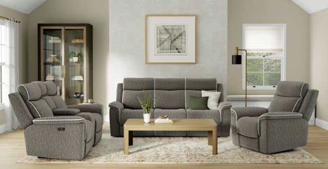 Emerald Home Arthur Speckled Slate Power Reclining Sofa-2