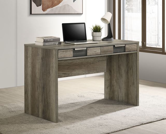 Crown Mark Rangley Gray Writing Desk-1